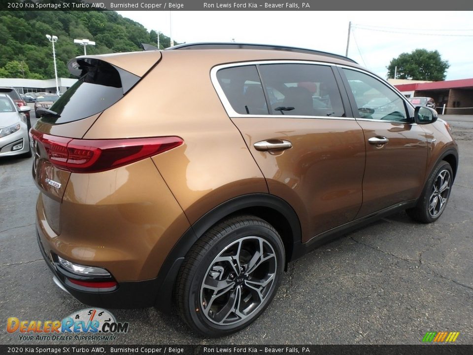 2020 Kia Sportage SX Turbo AWD Burnished Copper / Beige Photo #2