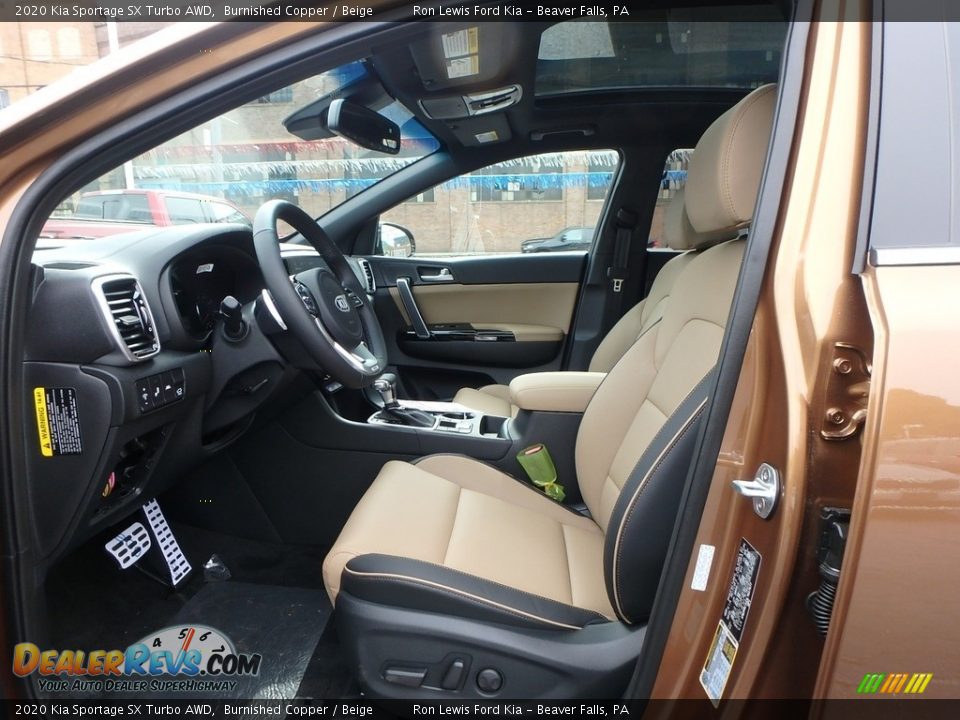 Front Seat of 2020 Kia Sportage SX Turbo AWD Photo #11