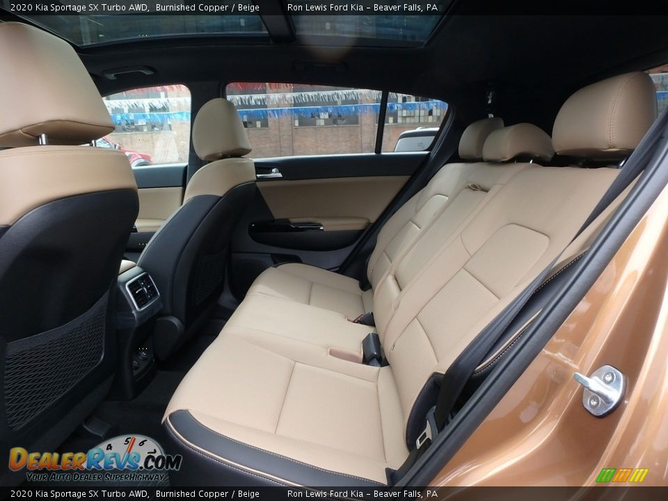 Rear Seat of 2020 Kia Sportage SX Turbo AWD Photo #12