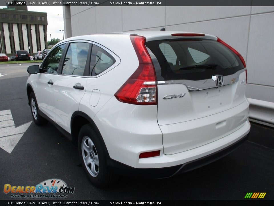2016 Honda CR-V LX AWD White Diamond Pearl / Gray Photo #3