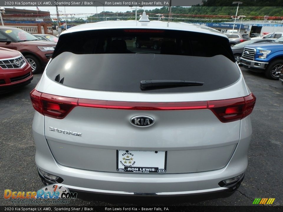 2020 Kia Sportage LX AWD Sparkling Silver / Black Photo #3