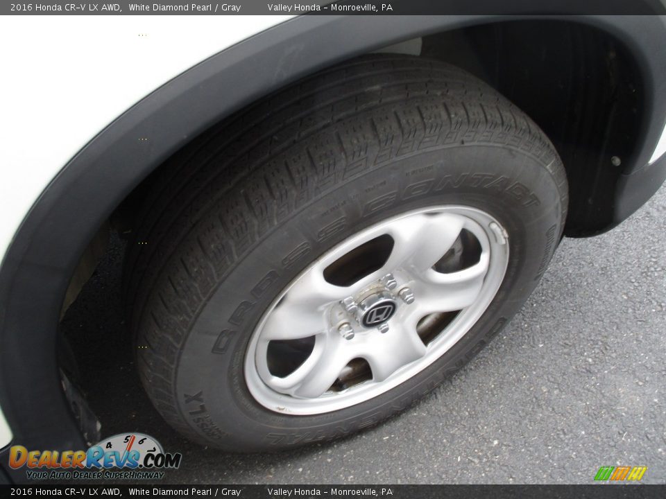 2016 Honda CR-V LX AWD White Diamond Pearl / Gray Photo #6