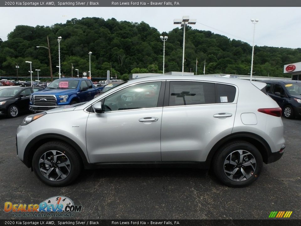 2020 Kia Sportage LX AWD Sparkling Silver / Black Photo #6