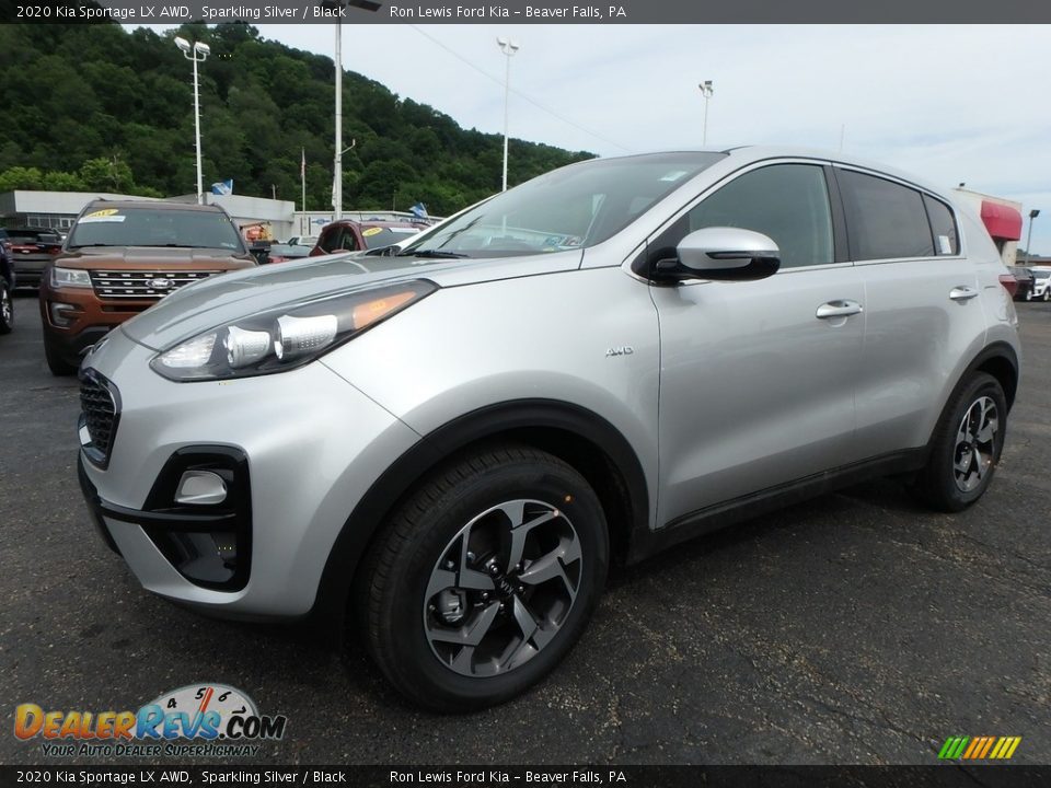 2020 Kia Sportage LX AWD Sparkling Silver / Black Photo #7