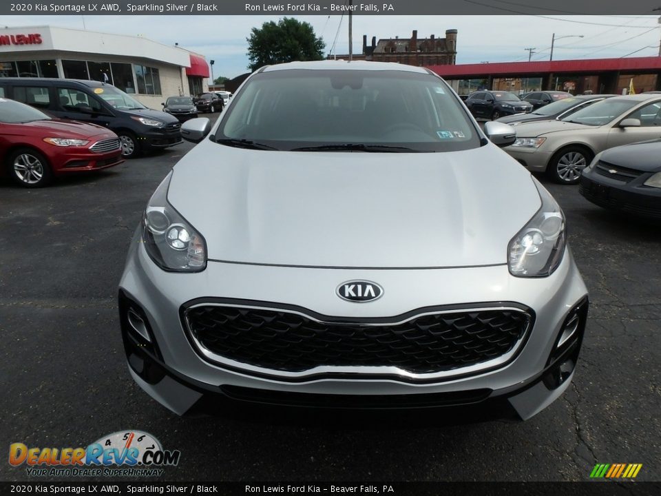 2020 Kia Sportage LX AWD Sparkling Silver / Black Photo #8