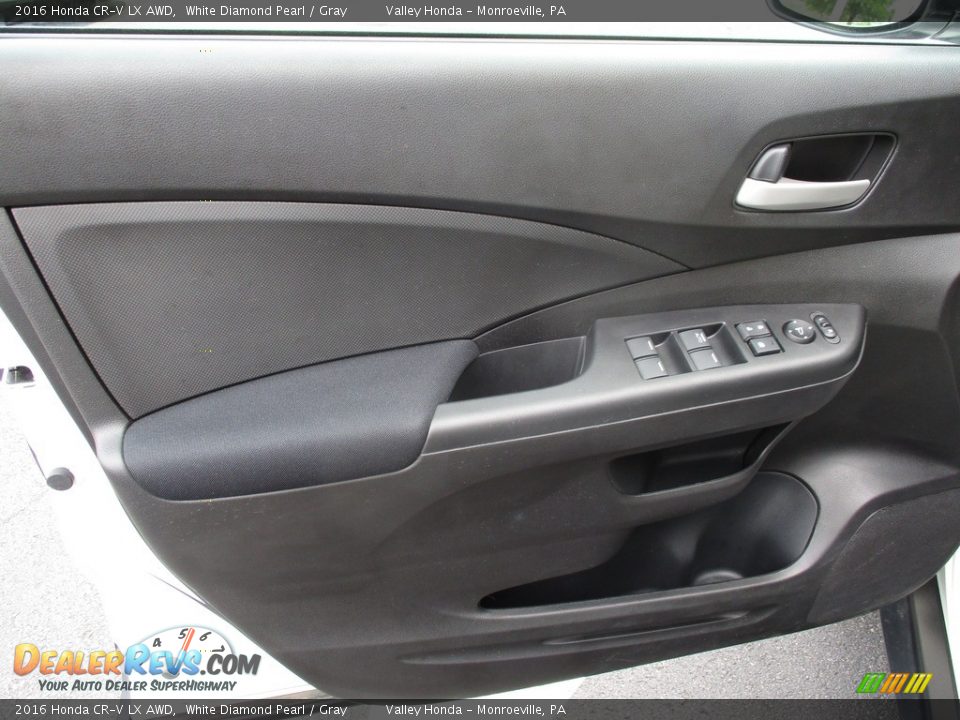2016 Honda CR-V LX AWD White Diamond Pearl / Gray Photo #10