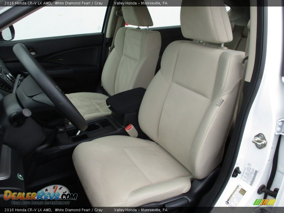2016 Honda CR-V LX AWD White Diamond Pearl / Gray Photo #11