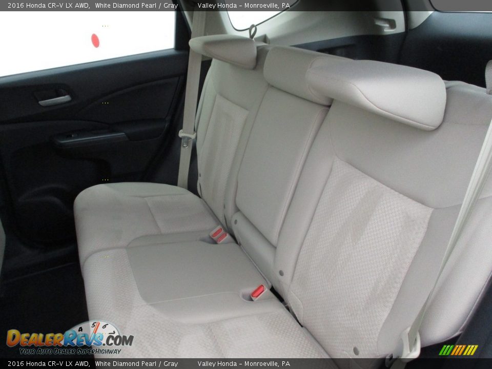 2016 Honda CR-V LX AWD White Diamond Pearl / Gray Photo #12