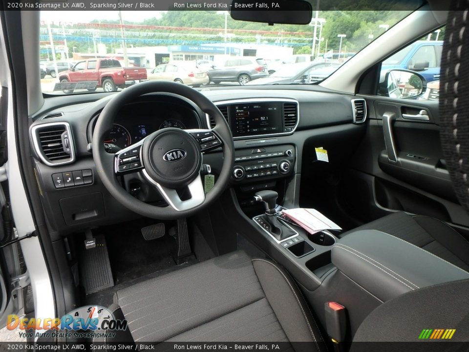 Black Interior - 2020 Kia Sportage LX AWD Photo #13