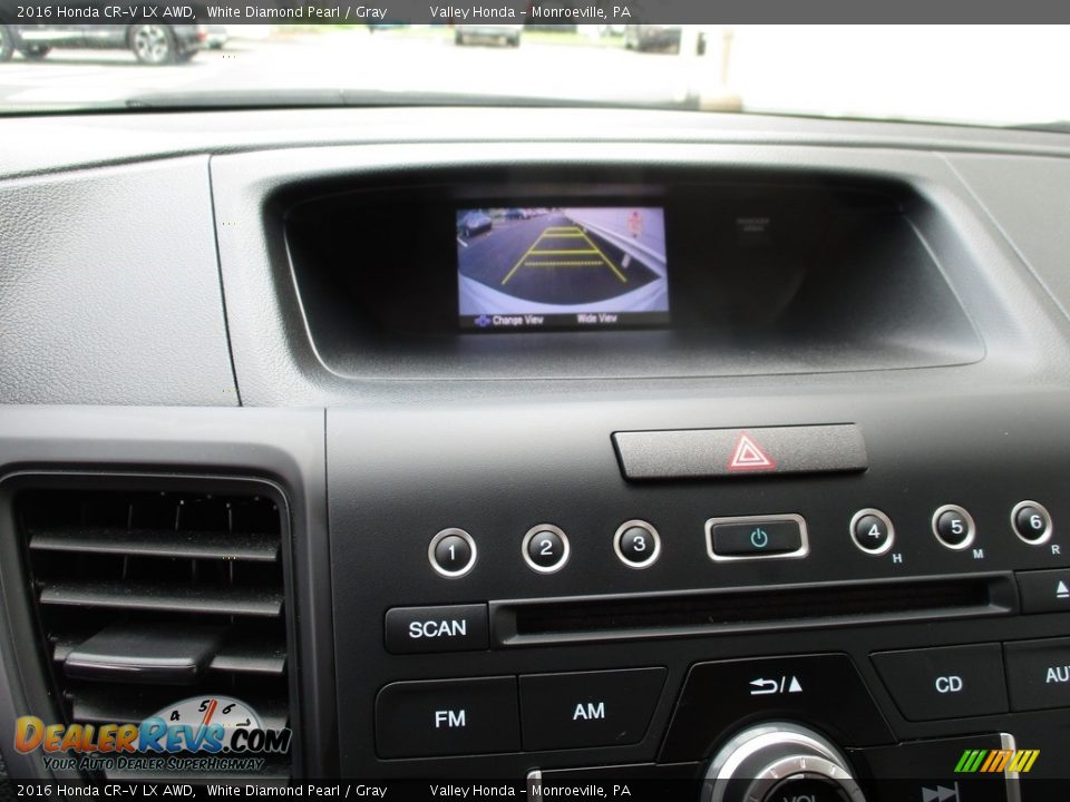 2016 Honda CR-V LX AWD White Diamond Pearl / Gray Photo #16