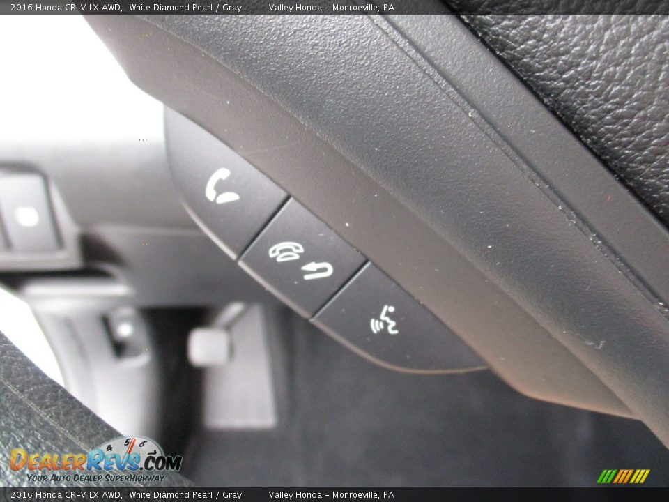 2016 Honda CR-V LX AWD White Diamond Pearl / Gray Photo #17