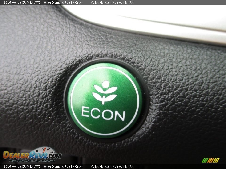 2016 Honda CR-V LX AWD White Diamond Pearl / Gray Photo #18