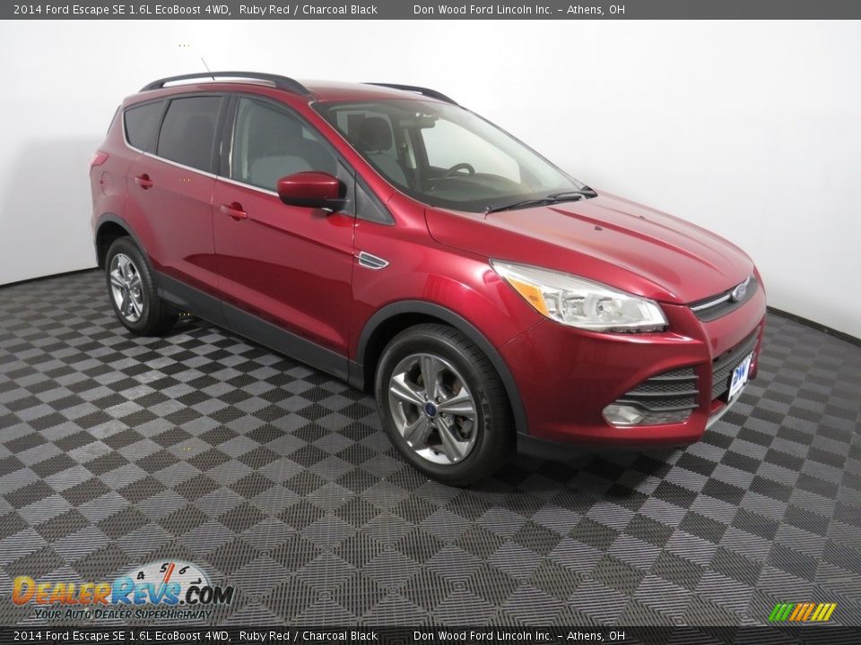 2014 Ford Escape SE 1.6L EcoBoost 4WD Ruby Red / Charcoal Black Photo #2