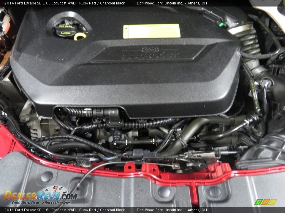 2014 Ford Escape SE 1.6L EcoBoost 4WD Ruby Red / Charcoal Black Photo #6