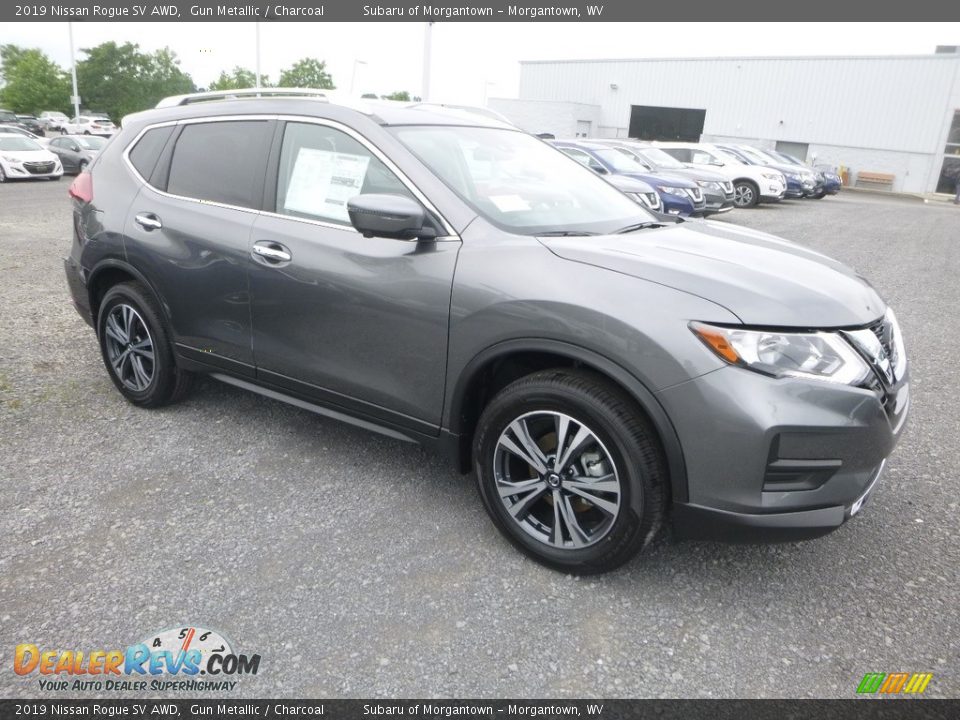 2019 Nissan Rogue SV AWD Gun Metallic / Charcoal Photo #1