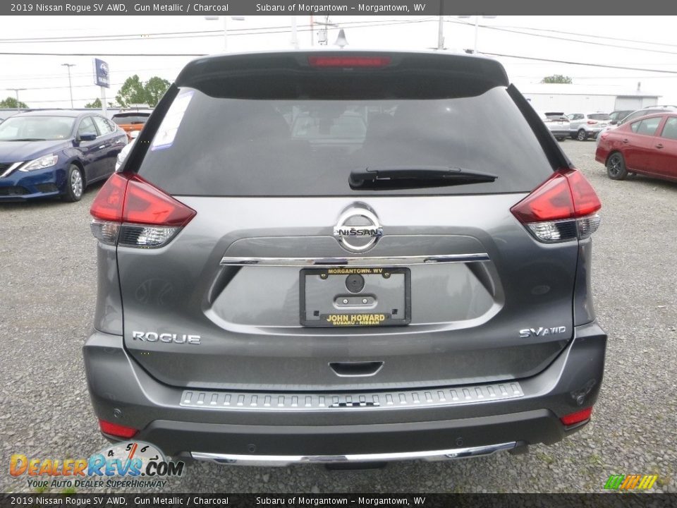 2019 Nissan Rogue SV AWD Gun Metallic / Charcoal Photo #5