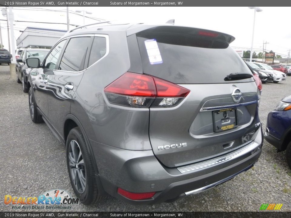 2019 Nissan Rogue SV AWD Gun Metallic / Charcoal Photo #6