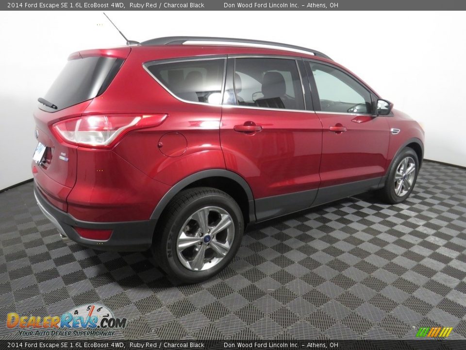 2014 Ford Escape SE 1.6L EcoBoost 4WD Ruby Red / Charcoal Black Photo #15