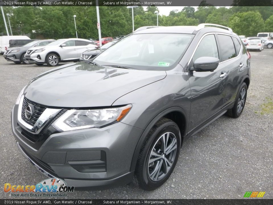 2019 Nissan Rogue SV AWD Gun Metallic / Charcoal Photo #8