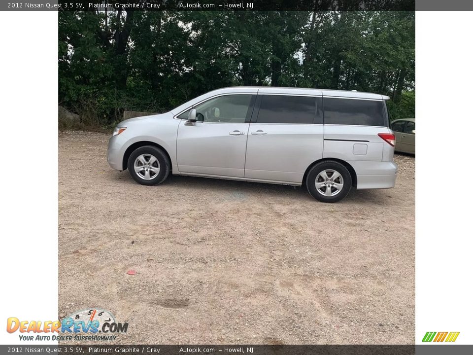 2012 Nissan Quest 3.5 SV Platinum Graphite / Gray Photo #2