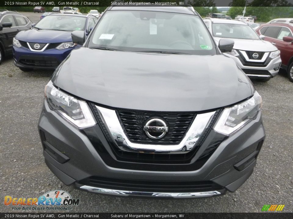 2019 Nissan Rogue SV AWD Gun Metallic / Charcoal Photo #9