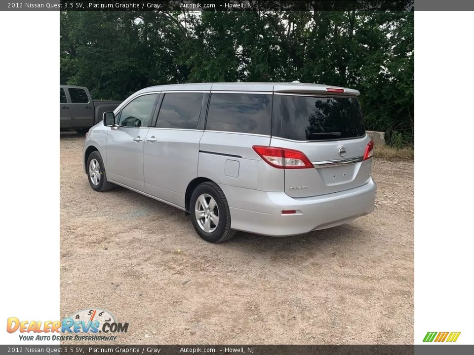 2012 Nissan Quest 3.5 SV Platinum Graphite / Gray Photo #3