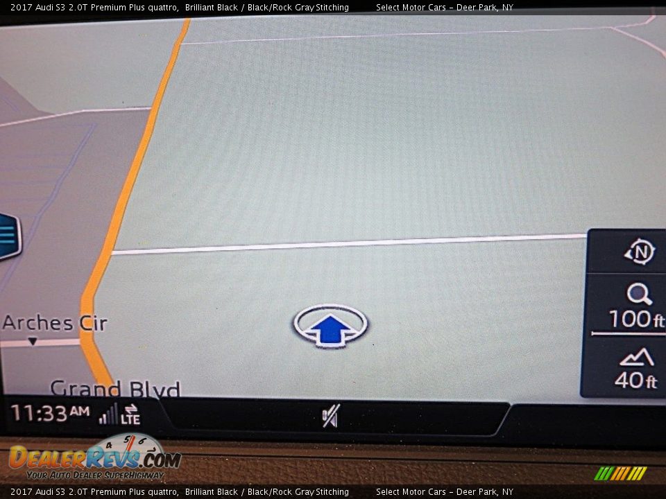 2017 Audi S3 2.0T Premium Plus quattro Brilliant Black / Black/Rock Gray Stitching Photo #18