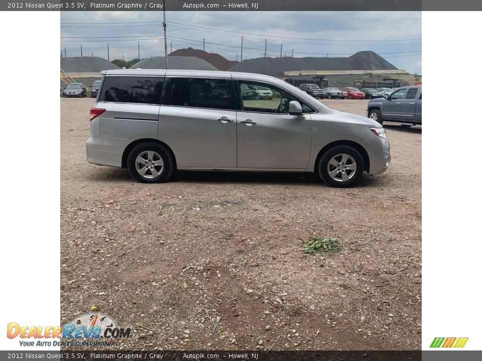 2012 Nissan Quest 3.5 SV Platinum Graphite / Gray Photo #6