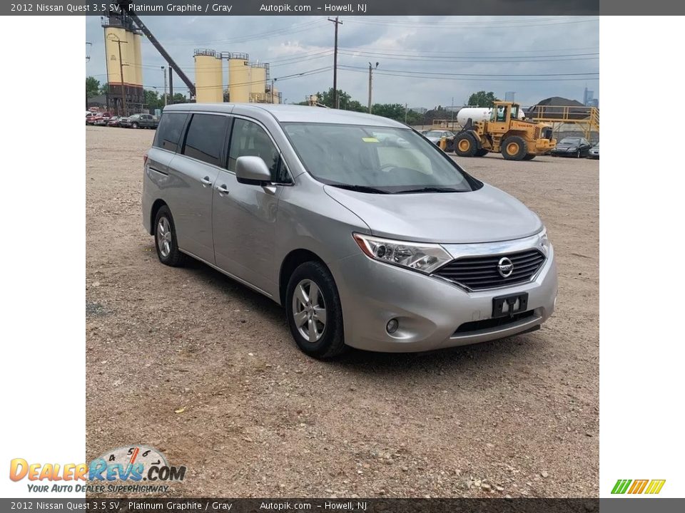 2012 Nissan Quest 3.5 SV Platinum Graphite / Gray Photo #7