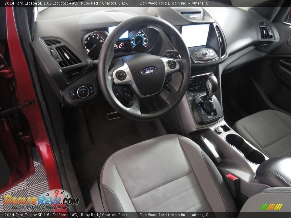 2014 Ford Escape SE 1.6L EcoBoost 4WD Ruby Red / Charcoal Black Photo #23