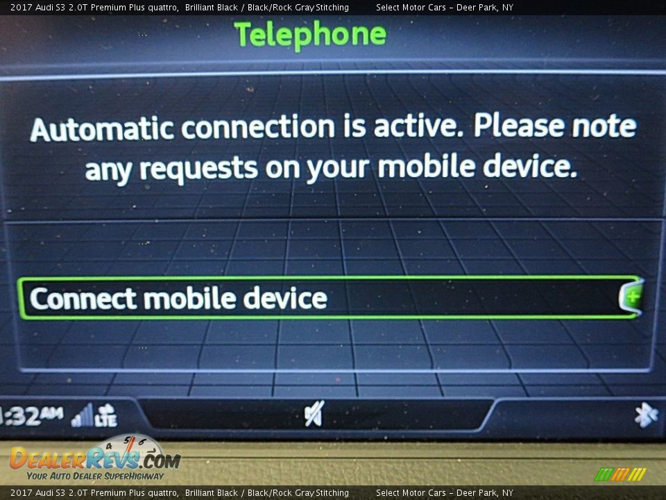 2017 Audi S3 2.0T Premium Plus quattro Brilliant Black / Black/Rock Gray Stitching Photo #20