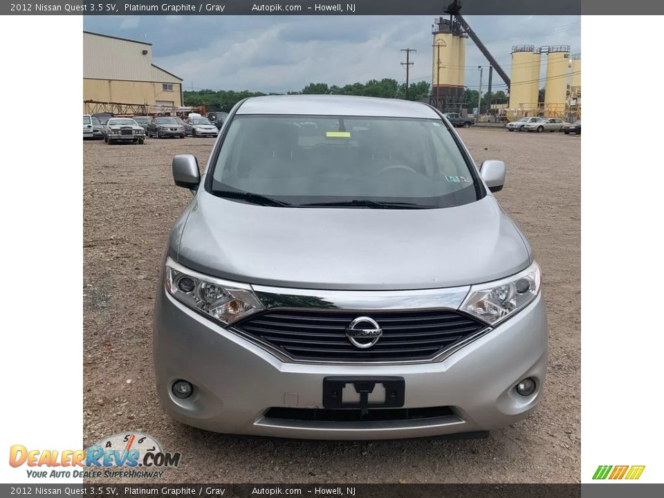 2012 Nissan Quest 3.5 SV Platinum Graphite / Gray Photo #8