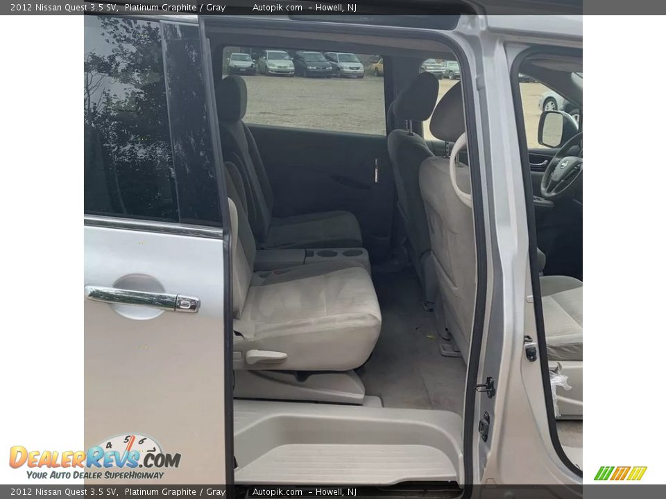 2012 Nissan Quest 3.5 SV Platinum Graphite / Gray Photo #11