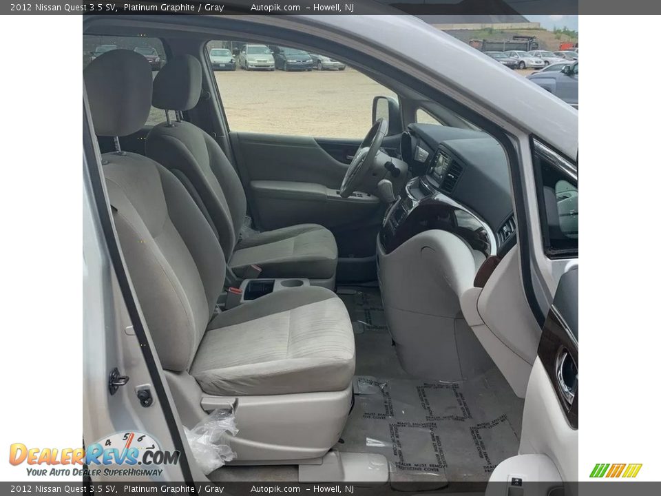 2012 Nissan Quest 3.5 SV Platinum Graphite / Gray Photo #12