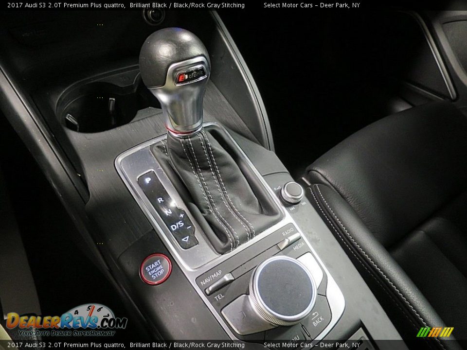 2017 Audi S3 2.0T Premium Plus quattro Brilliant Black / Black/Rock Gray Stitching Photo #25