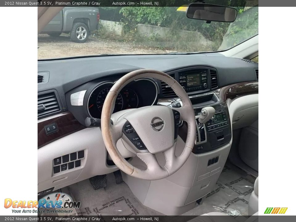 2012 Nissan Quest 3.5 SV Platinum Graphite / Gray Photo #14