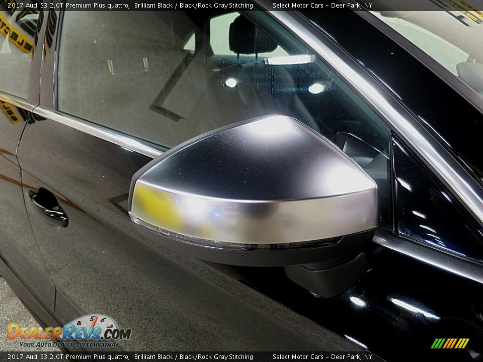 2017 Audi S3 2.0T Premium Plus quattro Brilliant Black / Black/Rock Gray Stitching Photo #27