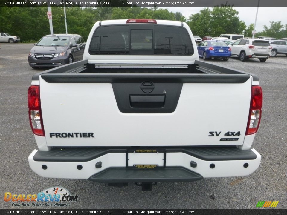 2019 Nissan Frontier SV Crew Cab 4x4 Glacier White / Steel Photo #5