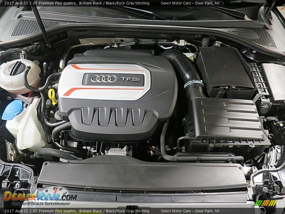 2017 Audi S3 2.0T Premium Plus quattro Brilliant Black / Black/Rock Gray Stitching Photo #29