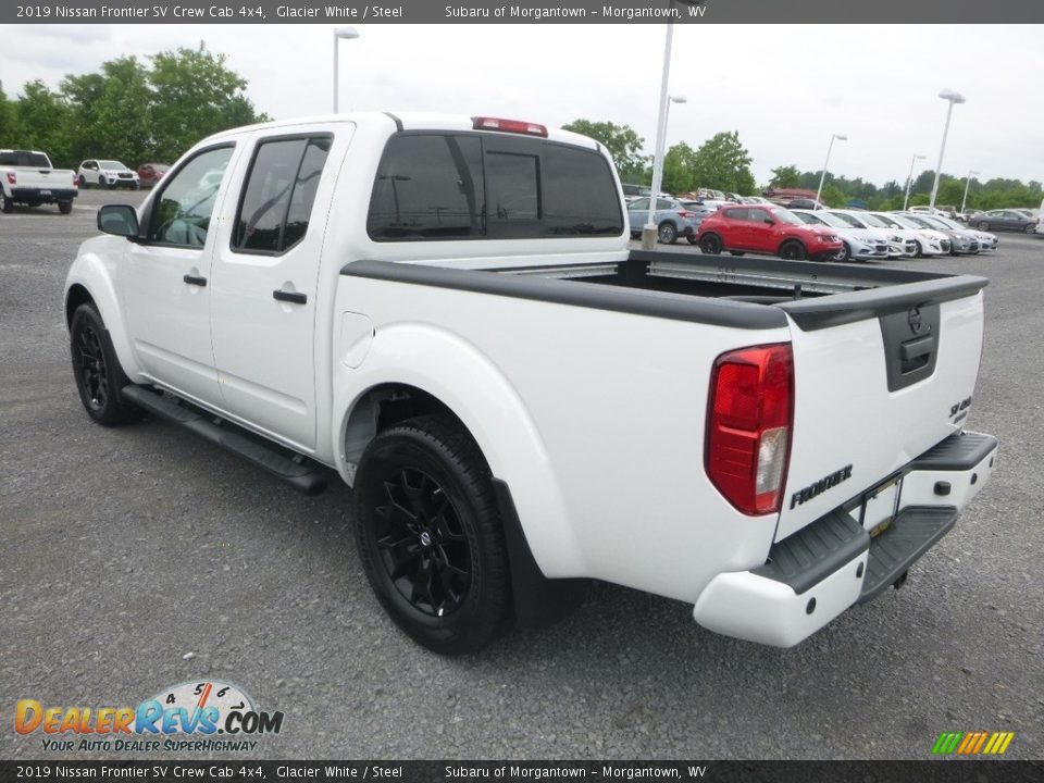2019 Nissan Frontier SV Crew Cab 4x4 Glacier White / Steel Photo #6