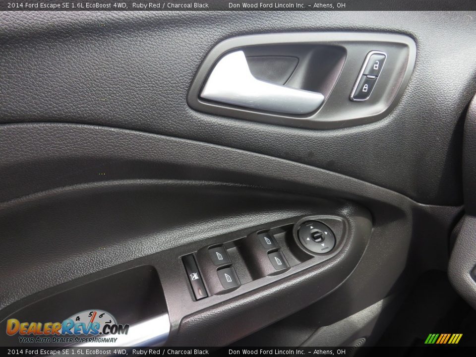 2014 Ford Escape SE 1.6L EcoBoost 4WD Ruby Red / Charcoal Black Photo #35