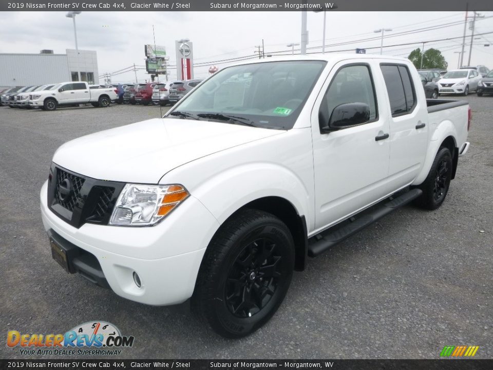 2019 Nissan Frontier SV Crew Cab 4x4 Glacier White / Steel Photo #8