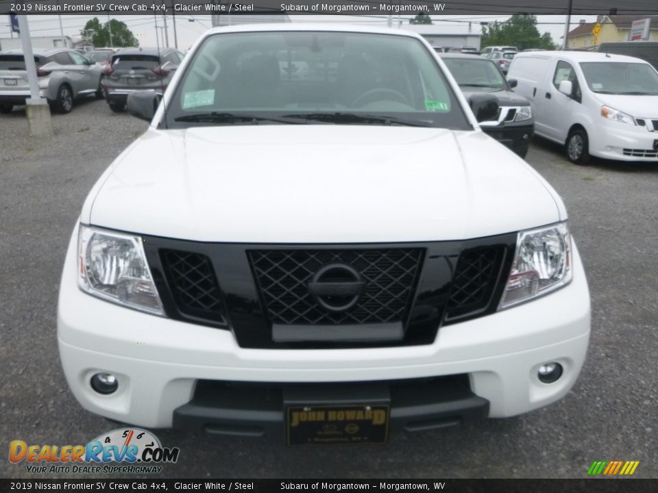 2019 Nissan Frontier SV Crew Cab 4x4 Glacier White / Steel Photo #9
