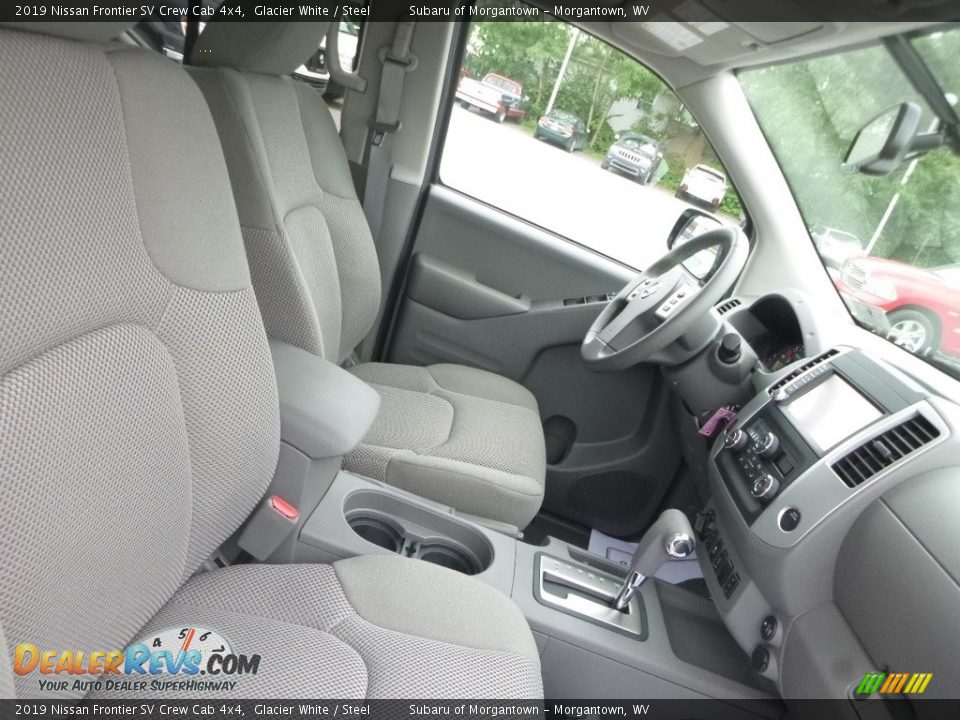 2019 Nissan Frontier SV Crew Cab 4x4 Glacier White / Steel Photo #10