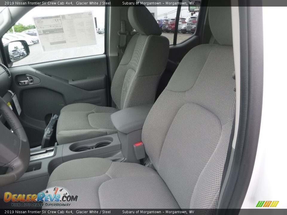 2019 Nissan Frontier SV Crew Cab 4x4 Glacier White / Steel Photo #13