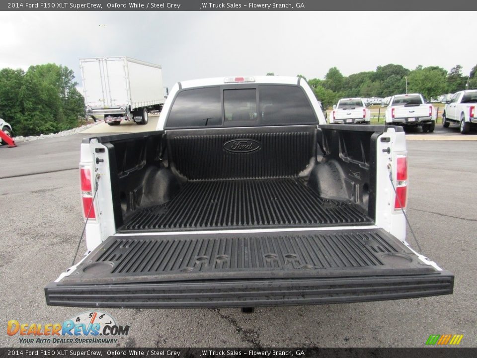 2014 Ford F150 XLT SuperCrew Oxford White / Steel Grey Photo #10