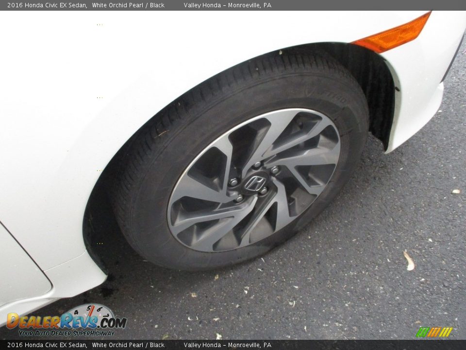 2016 Honda Civic EX Sedan White Orchid Pearl / Black Photo #6