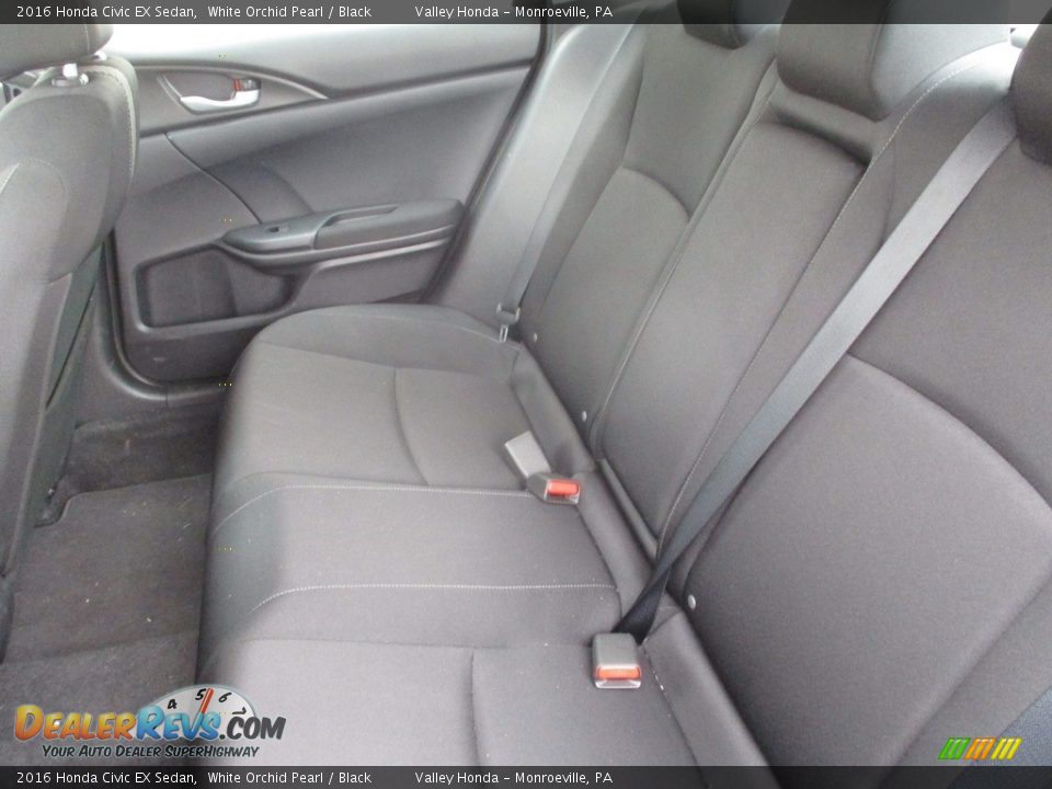 2016 Honda Civic EX Sedan White Orchid Pearl / Black Photo #13