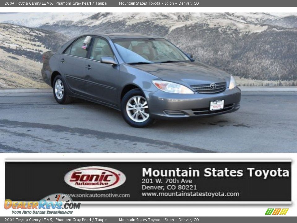 2004 Toyota Camry LE V6 Phantom Gray Pearl / Taupe Photo #1