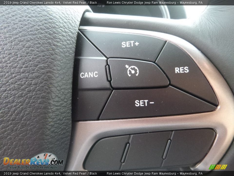 2019 Jeep Grand Cherokee Laredo 4x4 Velvet Red Pearl / Black Photo #16